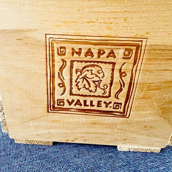 Napa Valley Wood Cassette Multipurpose Wooden Storage Crate Box - Picture 3 of 4